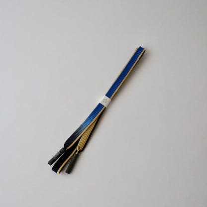 帯締め「二枚高麗手先暈し - gd.blu-bk」 和小物さくら