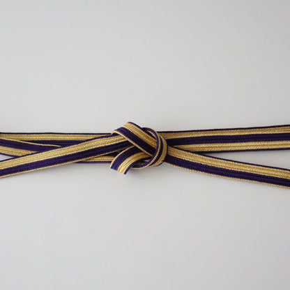 帯締め「高麗貝の口金立別- gd.purp」 和小物さくら