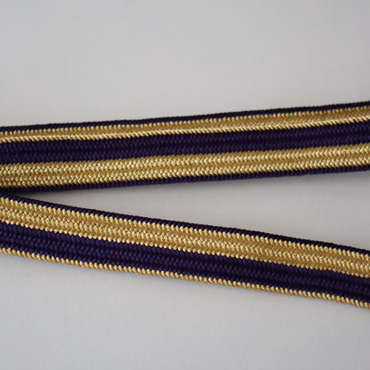 帯締め「高麗貝の口金立別- gd.purp」 和小物さくら