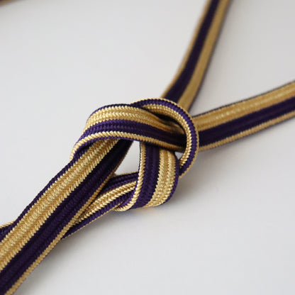 帯締め「高麗貝の口金立別- gd.purp」 和小物さくら