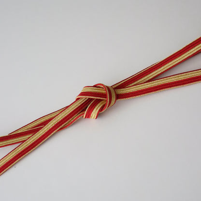 帯締め「高麗貝の口金立別- gd.red」 和小物さくら