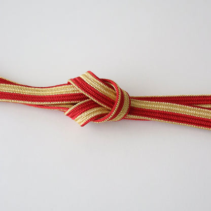 帯締め「高麗貝の口金立別- gd.red」 和小物さくら