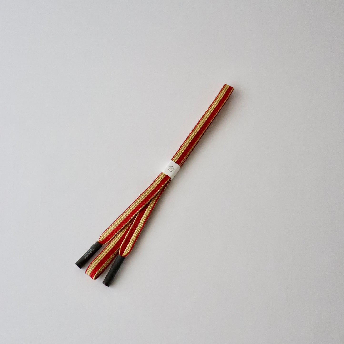 帯締め「高麗貝の口金立別- gd.red」 和小物さくら