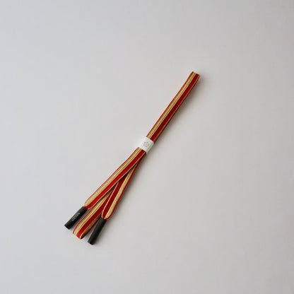 帯締め「高麗貝の口金立別- gd.red」 和小物さくら