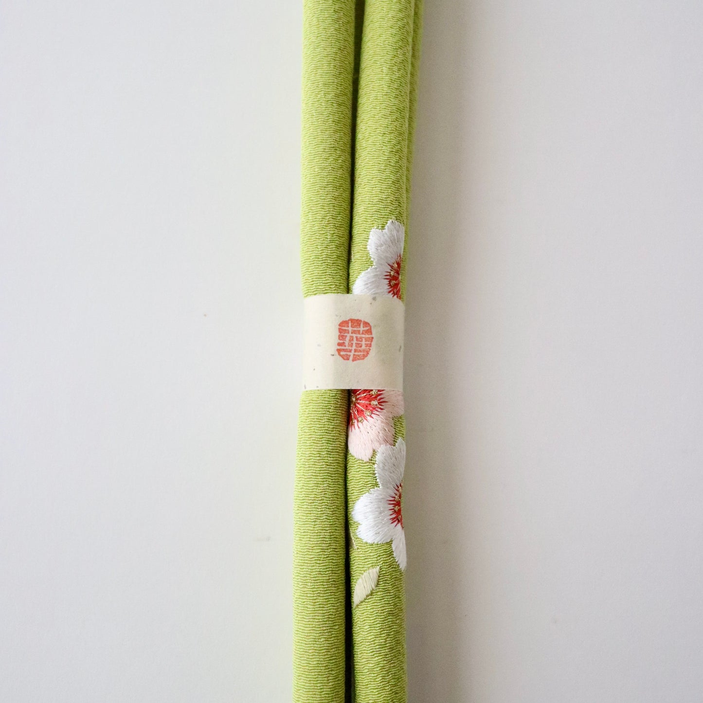 帯締め | 七五三 | 七歳 | 正絹 | 丸ぐけ | 桜 | 刺繍 | 大原商店