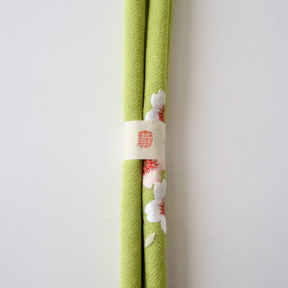 帯締め | 七五三 | 七歳 | 正絹 | 丸ぐけ | 桜 | 刺繍 | 大原商店