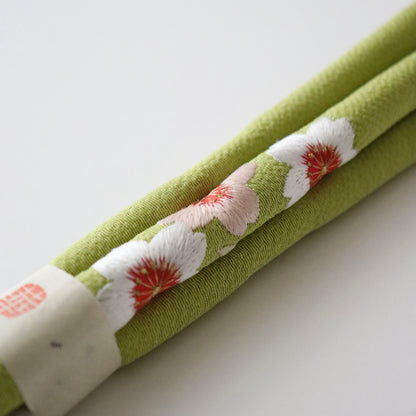 帯締め | 七五三 | 七歳 | 正絹 | 丸ぐけ | 桜 | 刺繍 | 大原商店