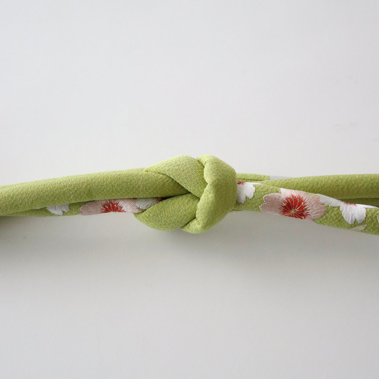 帯締め | 七五三 | 七歳 | 正絹 | 丸ぐけ | 桜 | 刺繍 | 大原商店