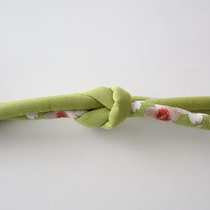 帯締め | 七五三 | 七歳 | 正絹 | 丸ぐけ | 桜 | 刺繍 | 大原商店