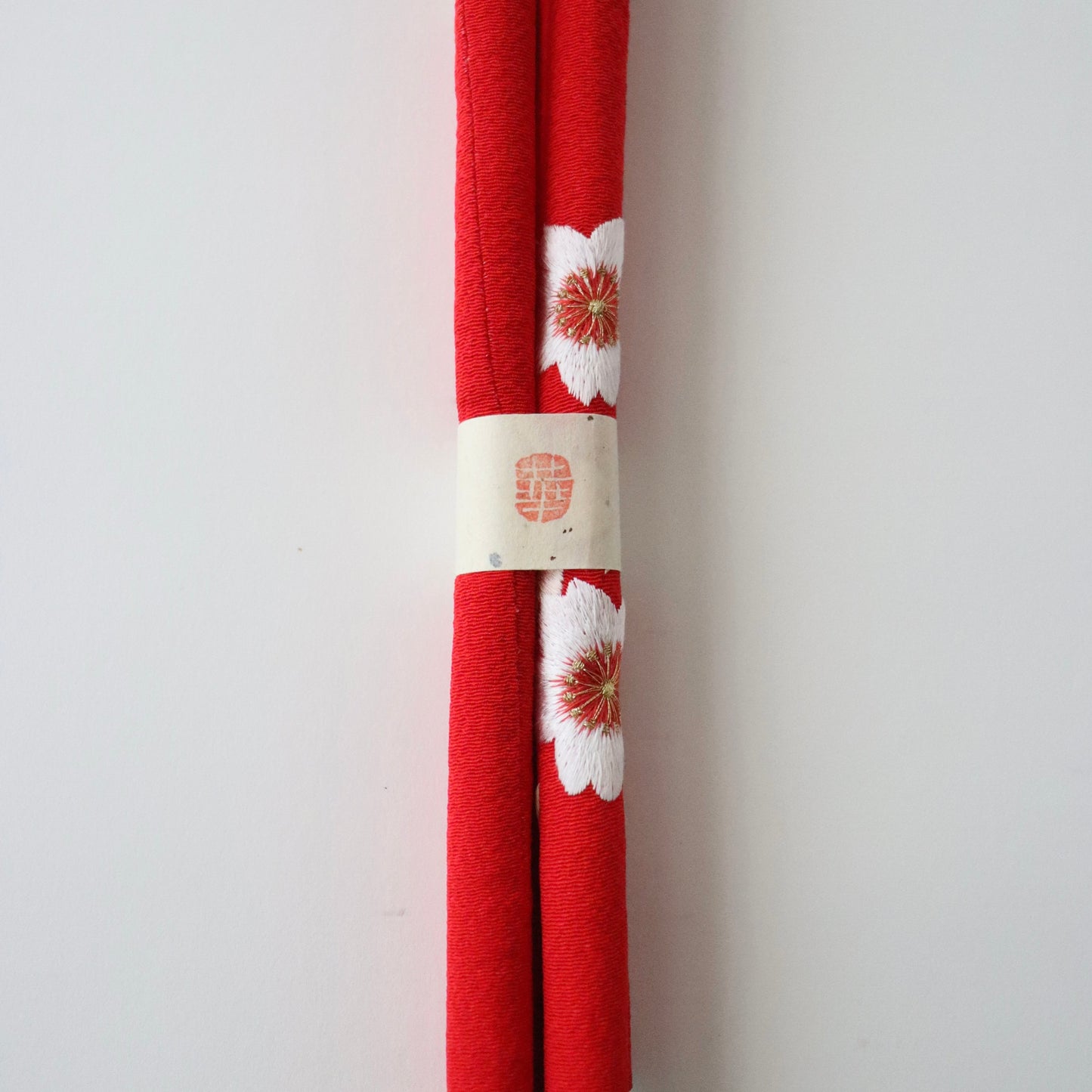 帯締め | 七五三 | 七歳 | 正絹 | 丸ぐけ | 桜 | 刺繍 | 大原商店