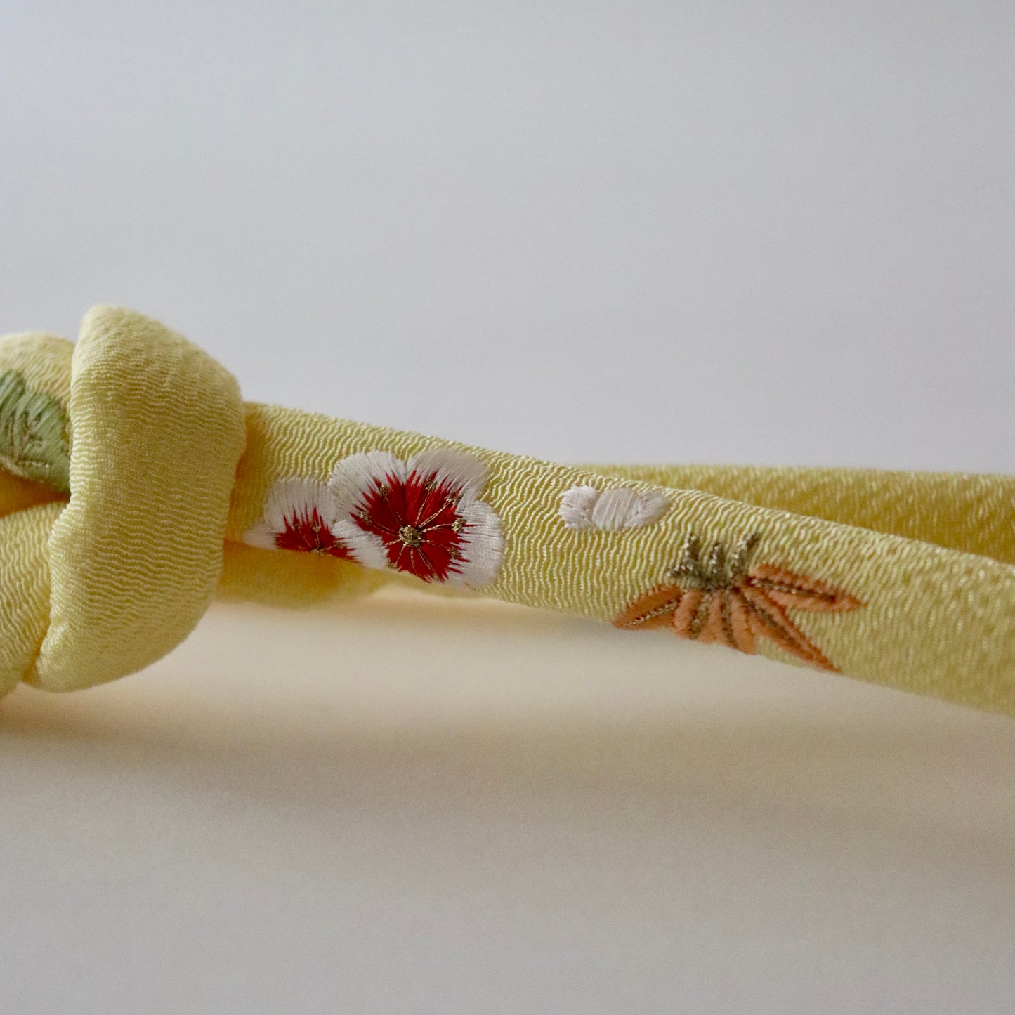 帯締め | 七五三 | 七歳 | 正絹 | 丸ぐけ | 松竹梅 | 刺繍 | 大原商店