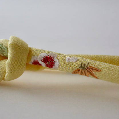 帯締め | 七五三 | 七歳 | 正絹 | 丸ぐけ | 松竹梅 | 刺繍 | 大原商店
