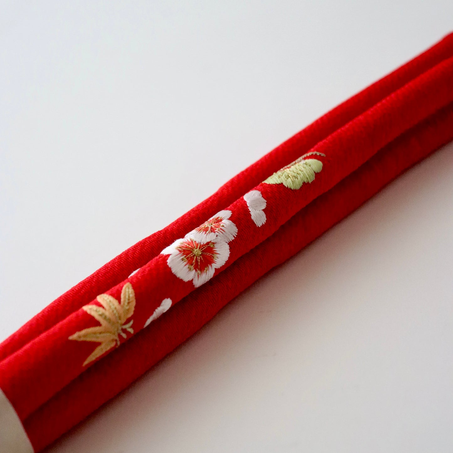 帯締め | 七五三 | 七歳 | 正絹 | 丸ぐけ | 松竹梅 | 刺繍 | 大原商店