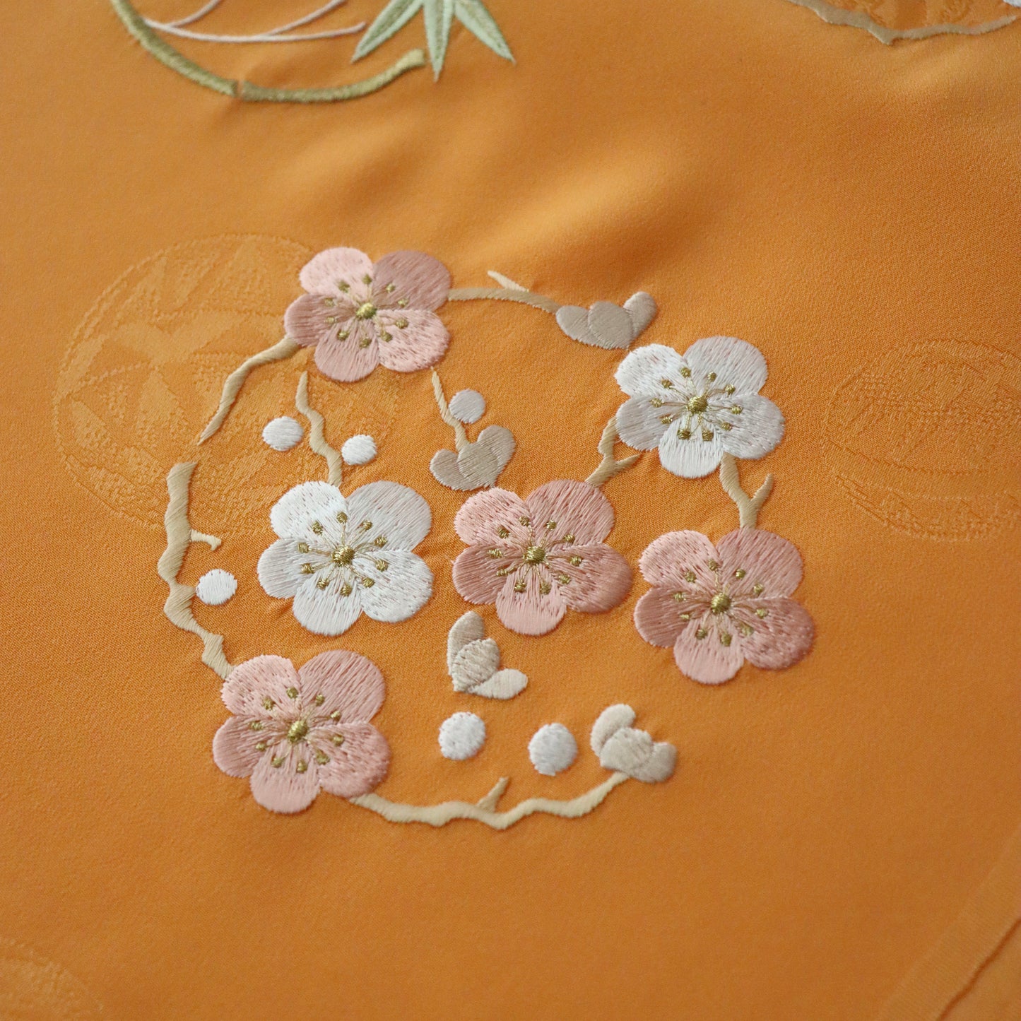 志古貴 | 七五三 | 七歳 | 正絹 | 花丸文 | 松竹梅 | 刺繍 | 大原商店