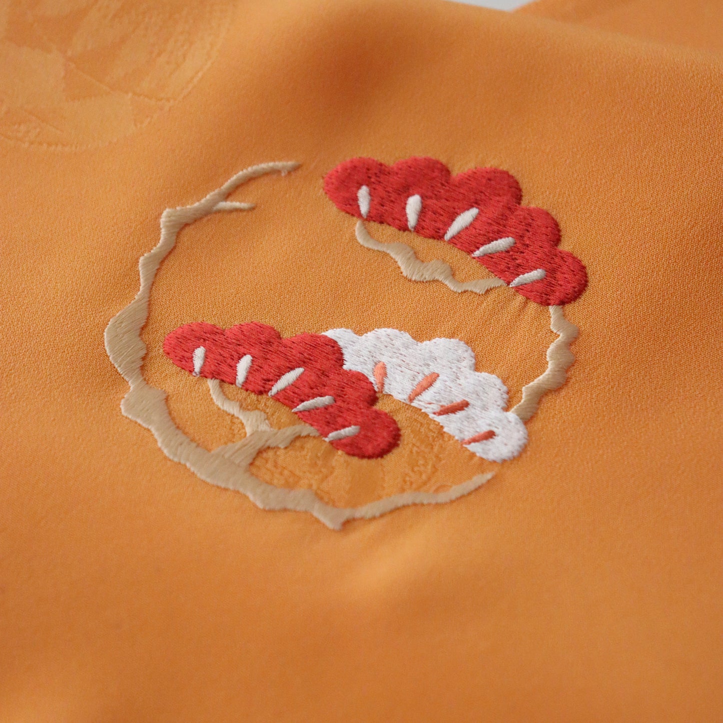 志古貴 | 七五三 | 七歳 | 正絹 | 花丸文 | 松竹梅 | 刺繍 | 大原商店