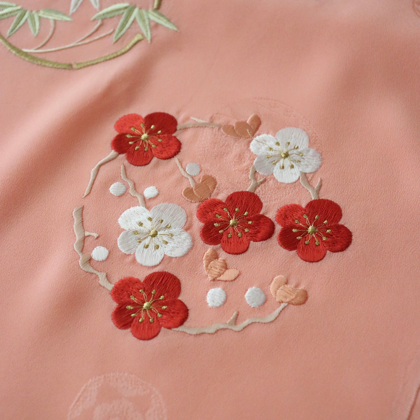 志古貴 | 七五三 | 七歳 | 正絹 | 花丸文 | 松竹梅 | 刺繍 | 大原商店