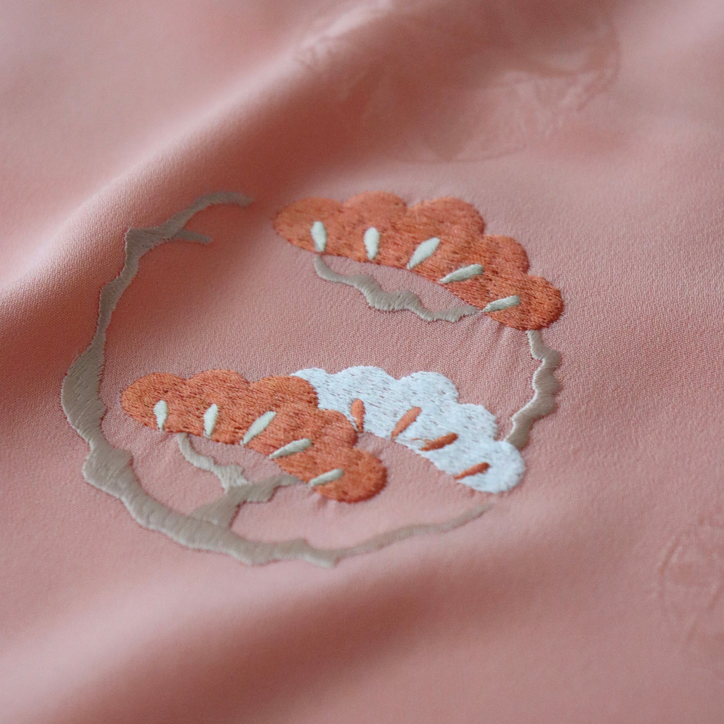 志古貴 | 七五三 | 七歳 | 正絹 | 花丸文 | 松竹梅 | 刺繍 | 大原商店
