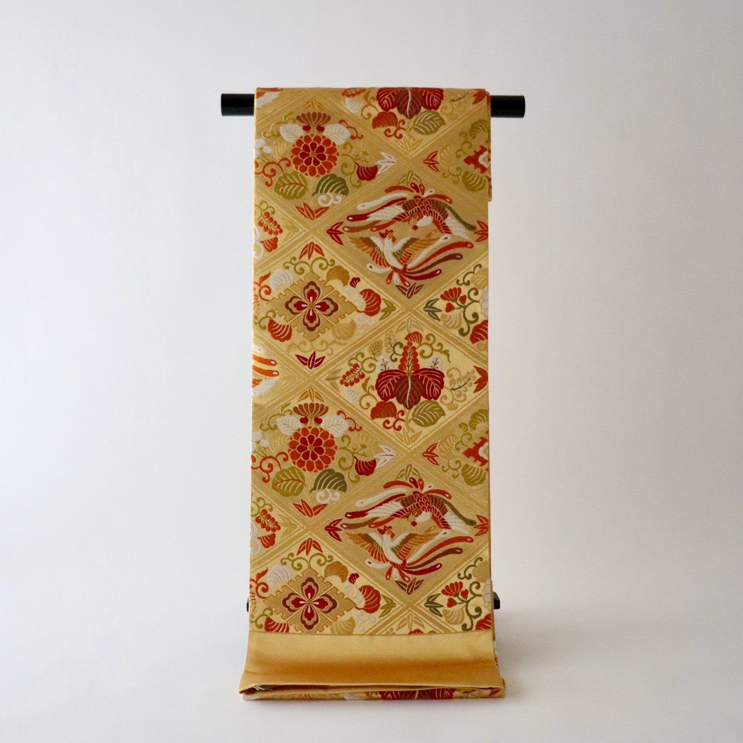 袋帯「慶長格天文」梅垣織物