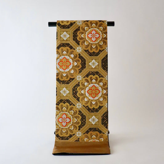 袋帯「光彩蜀江文」梅垣織物