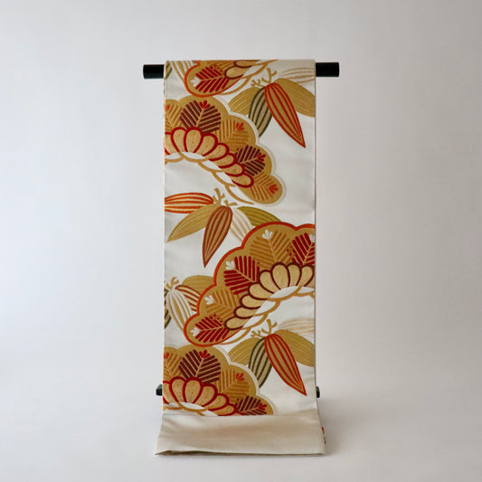 袋帯「彩松笹文」梅垣織物