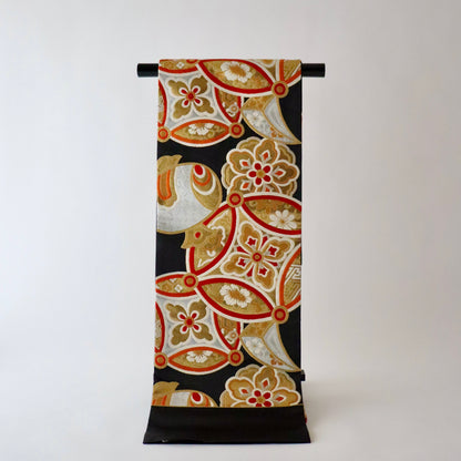 袋帯「吉祥宝尽文」梅垣織物