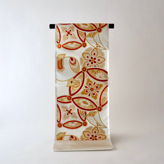 袋帯「吉祥宝尽文」梅垣織物