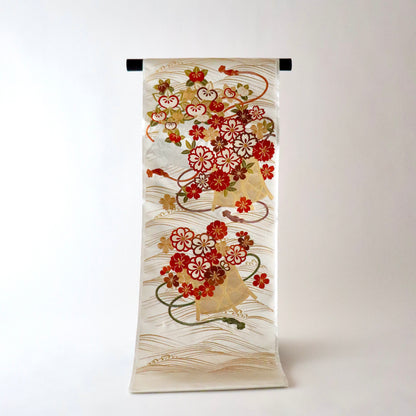 袋帯「波花籠文」梅垣織物