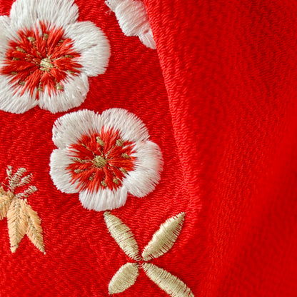 巾着 | 七五三 | 七歳 | 正絹 | 松竹梅 | 刺繍 | 大原商店