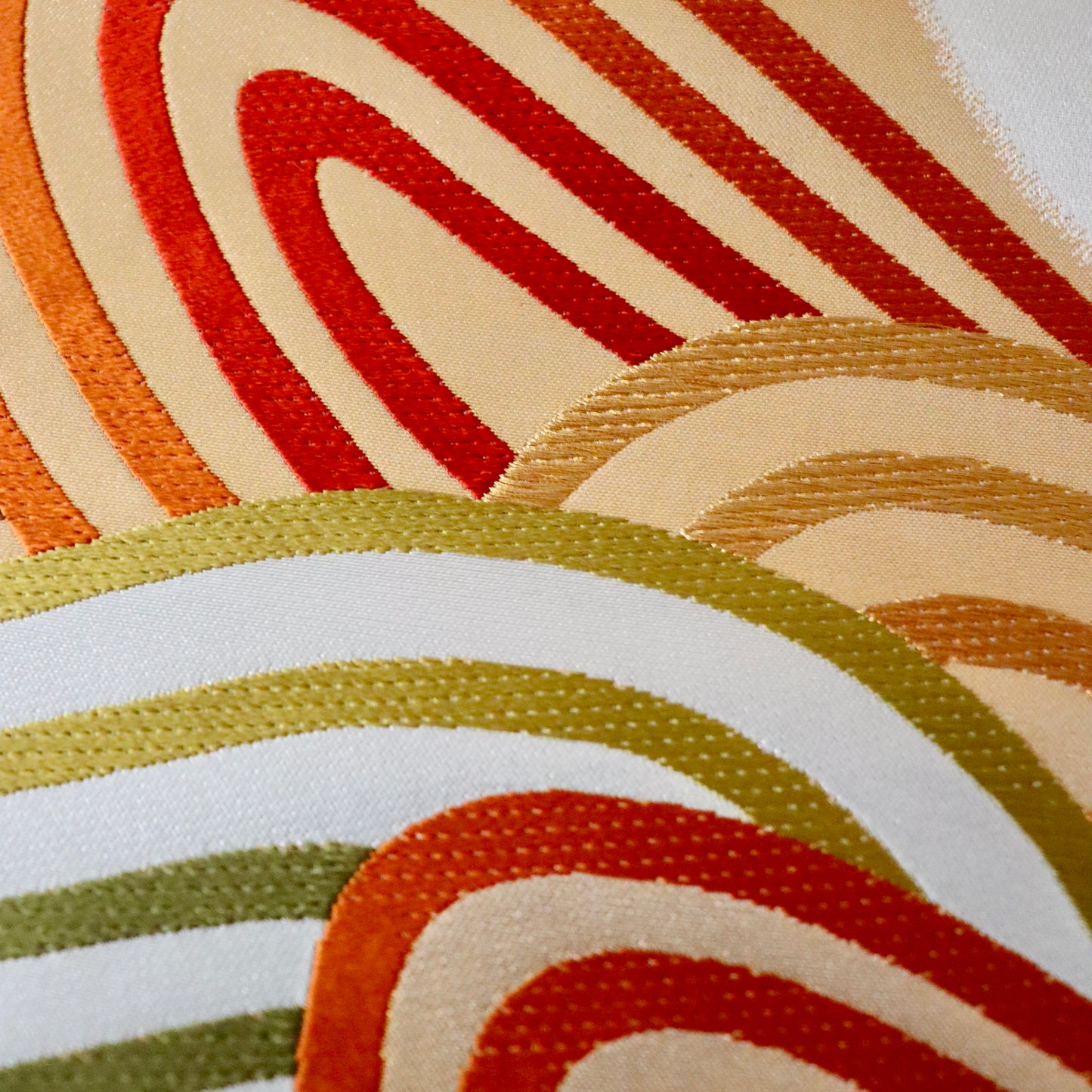 袋帯「彩波文」梅垣織物