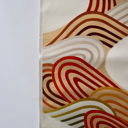 袋帯「彩波文」梅垣織物