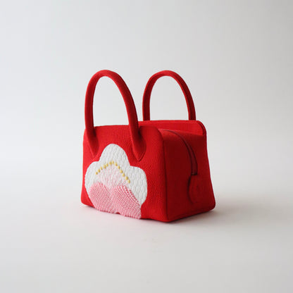 利休バッグ | 七五三 | 七歳 | 正絹 | 梅 | 押絵 | 大原商店