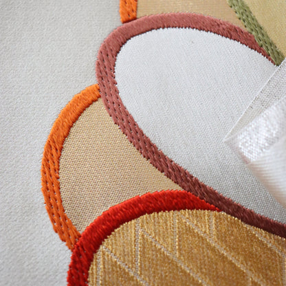 袋帯「彩菊円文」梅垣織物