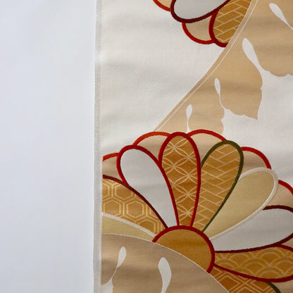 袋帯「彩菊円文」梅垣織物