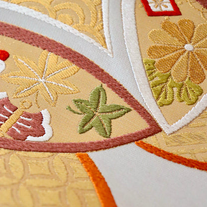 袋帯「小袖重ね七宝文」梅垣織物