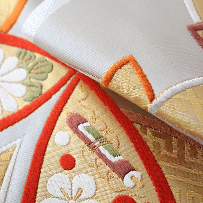 袋帯「小袖重ね七宝文」梅垣織物