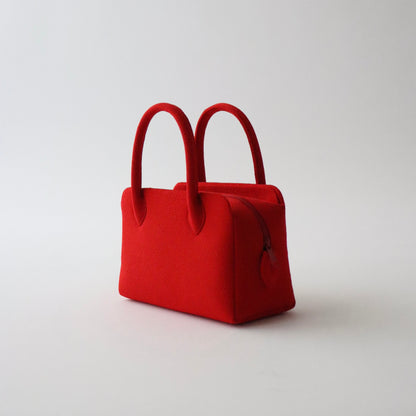利休バッグ | 七五三 | 七歳 | 正絹 | 桜 | 赤 | 刺繍 | 大原商店