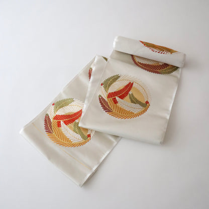 袋帯「若松丸文」梅垣織物