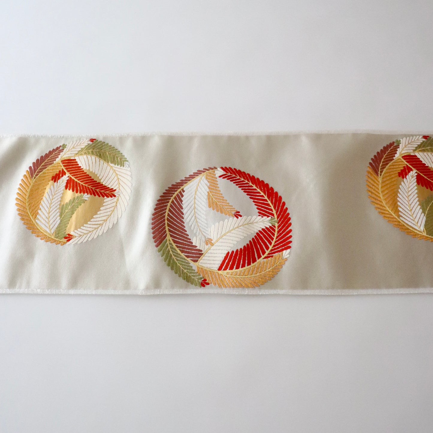 袋帯「若松丸文」梅垣織物