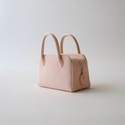 利休バッグ | 七五三 | 七歳 | 正絹 | 桜 | 薄紅 | 刺繍 | 大原商店