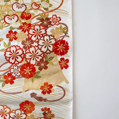 袋帯「波花籠文」梅垣織物