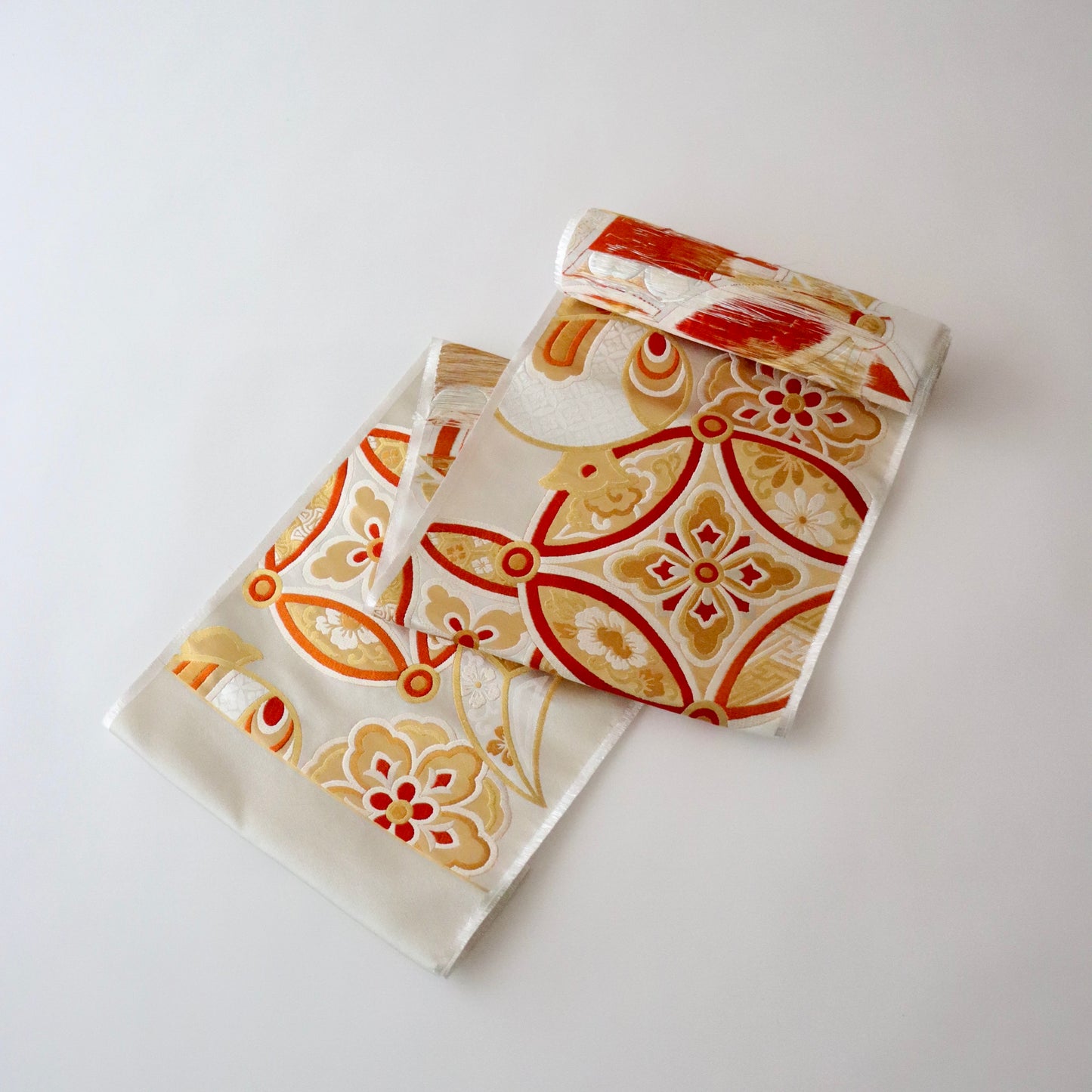 袋帯「吉祥宝尽文」梅垣織物