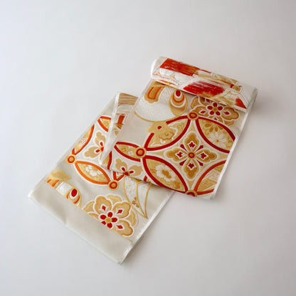 袋帯「吉祥宝尽文」梅垣織物