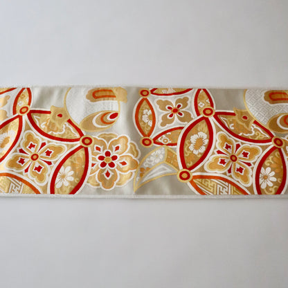 袋帯「吉祥宝尽文」梅垣織物