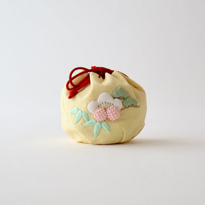 巾着 | 七五三 | 三歳 | 正絹 | 松竹梅 | 押絵 | 大原商店