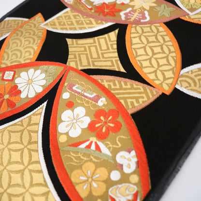 袋帯「小袖重ね七宝文」梅垣織物