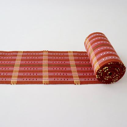 四寸帯「首里道屯織 - red.y」高江洲恵美