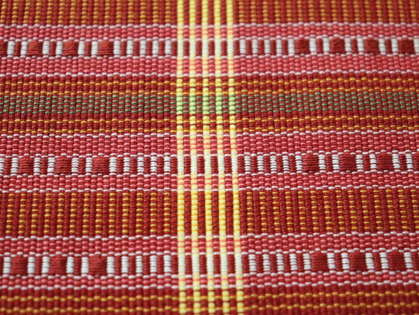 四寸帯「首里道屯織 - red.y」高江洲恵美