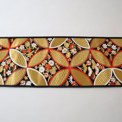 袋帯「慶長小袖七宝文」梅垣織物