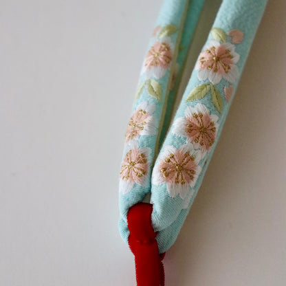 鼻緒 | 七五三 | 七歳 | 正絹 | 桜 | 刺繍 | 大原商店