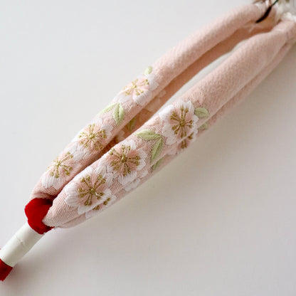 鼻緒 | 七五三 | 七歳 | 正絹 | 桜 | 刺繍 | 大原商店